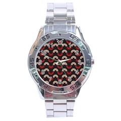 Fun Rainbow Stroke Stainless Steel Analogue Watch