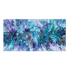 Sea Anemone Satin Shawl