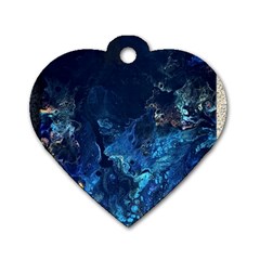  Coral Reef Dog Tag Heart (two Sides)