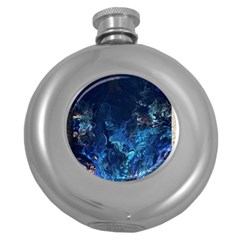  Coral Reef Round Hip Flask (5 Oz)