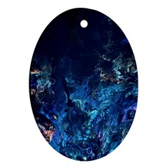  Coral Reef Oval Ornament (two Sides)