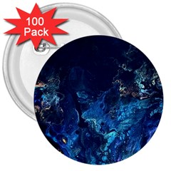  Coral Reef 3  Buttons (100 Pack) 