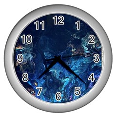  Coral Reef Wall Clock (silver)