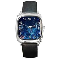  Coral Reef Square Metal Watch by CKArtCreations