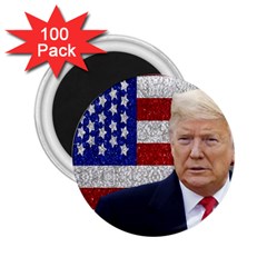 Trump President Sticker Design 2 25  Magnets (100 Pack)  by dflcprintsclothing