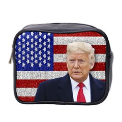 Trump President Sticker Design Mini Toiletries Bag (two Sides) by dflcprintsclothing