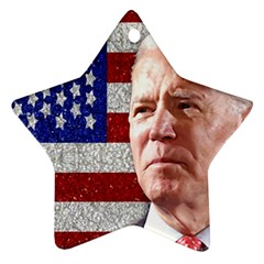 Biden President Sticker Design Star Ornament (two Sides) by dflcprintsclothing