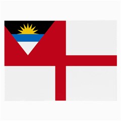 Naval Ensign Of Antigua & Barbuda Large Glasses Cloth (2 Sides) by abbeyz71