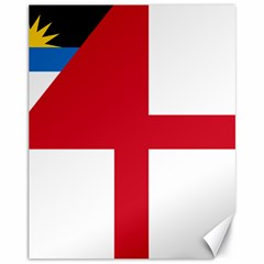 Naval Ensign Of Antigua & Barbuda Canvas 11  X 14  by abbeyz71