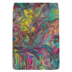 Abstract Marbling Removable Flap Cover (l) by kaleidomarblingart