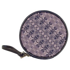 Violet Textured Mosaic Ornate Print Classic 20-cd Wallets by dflcprintsclothing