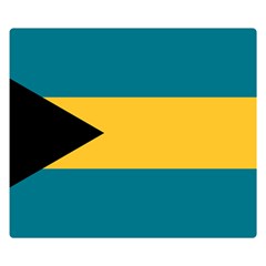 Flag Of The Bahamas Double Sided Flano Blanket (small)  by abbeyz71