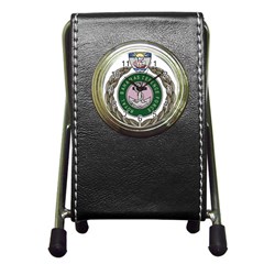 Emblem Of Bahamas Defence Force  Pen Holder Desk Clock by abbeyz71