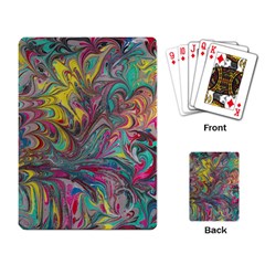 Abstract Marbling Swirls Playing Cards Single Design (rectangle) by kaleidomarblingart