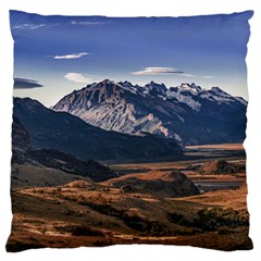 Mountain Patagonian Landscape, Santa Cruz, Argentina Standard Flano Cushion Case (two Sides) by dflcprintsclothing