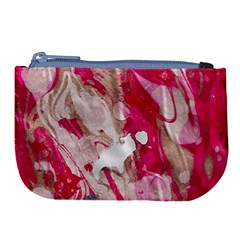Magenta On Pink Large Coin Purse
