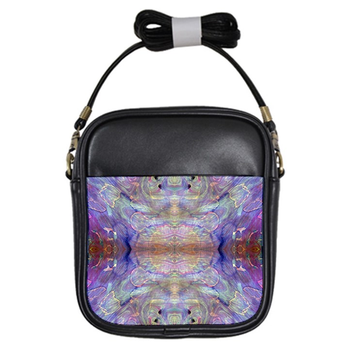 Amethyst Marbling Girls Sling Bag