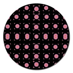 Flowers From The Summer Still In Bloom Magnet 5  (round) by pepitasart