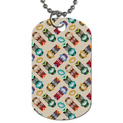 Ethnic Tribal Masks Dog Tag (two Sides) by tmsartbazaar