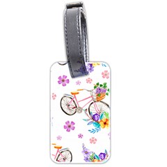 Cycle Ride Luggage Tag (two Sides) by designsbymallika