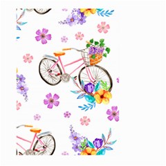 Cycle Ride Large Garden Flag (two Sides) by designsbymallika