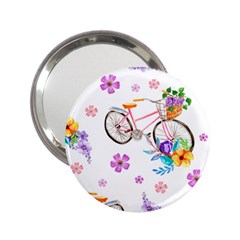 Cycle Ride 2 25  Handbag Mirrors by designsbymallika