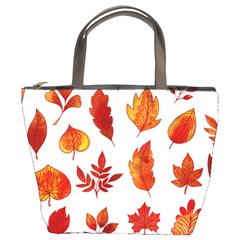 Autumn Pattern Bucket Bag by designsbymallika