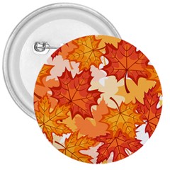 Autumn Leaves Pattern 3  Buttons by designsbymallika