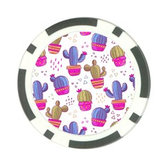 Cactus Love 4 Poker Chip Card Guard (10 Pack) by designsbymallika