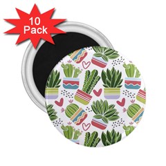 Cactus Love  2 25  Magnets (10 Pack)  by designsbymallika