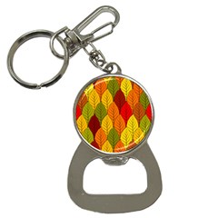 Autumn Leaves Bottle Opener Key Chain by designsbymallika