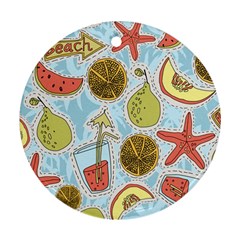 Tropical pattern Ornament (Round)