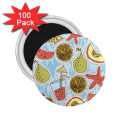 Tropical pattern 2.25  Magnets (100 pack) 