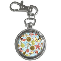 Tropical pattern Key Chain Watches