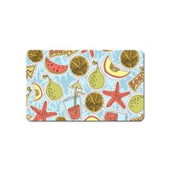 Tropical pattern Magnet (Name Card)