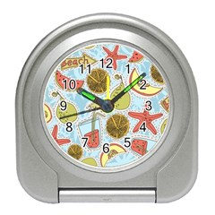 Tropical pattern Travel Alarm Clock