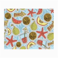 Tropical pattern Small Glasses Cloth (2 Sides)