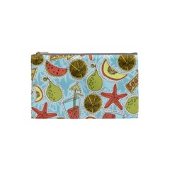Tropical pattern Cosmetic Bag (Small)