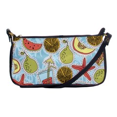 Tropical Pattern Shoulder Clutch Bag by GretaBerlin