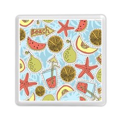 Tropical pattern Memory Card Reader (Square)
