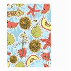 Tropical pattern Small Garden Flag (Two Sides)