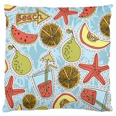 Tropical pattern Large Cushion Case (Two Sides)