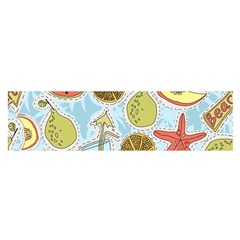 Tropical pattern Satin Scarf (Oblong)