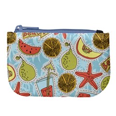 Tropical pattern Large Coin Purse