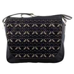 Moth Pattern Messenger Bag by GretaBerlin