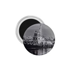 Tugboat At Port, Montevideo, Uruguay 1 75  Magnets by dflcprintsclothing