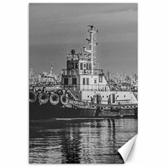 Tugboat At Port, Montevideo, Uruguay Canvas 20  X 30  by dflcprintsclothing