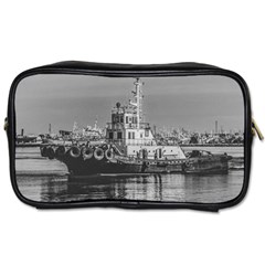 Tugboat At Port, Montevideo, Uruguay Toiletries Bag (one Side) by dflcprintsclothing