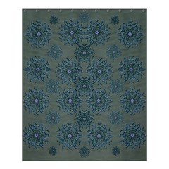 Decorative Wheat Wreath Stars Shower Curtain 60  X 72  (medium)  by pepitasart