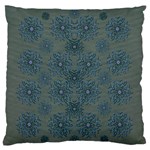 Decorative Wheat Wreath Stars Large Flano Cushion Case (One Side) Front